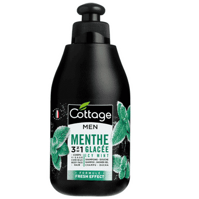 Cottage Shampoo shower gel for men icy mint|