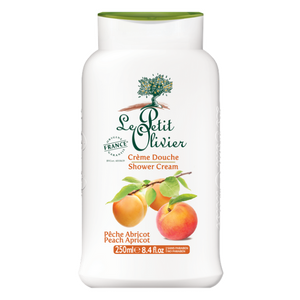 Le Petit Olivier shower cream peach apricot|
