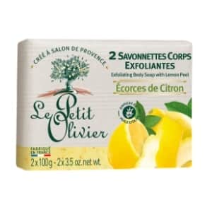 le petit olivier savon exfoliant écorce de citron