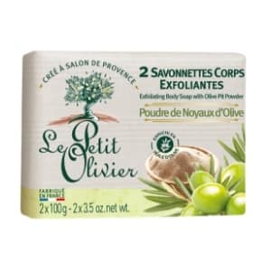 le petit olivier savon exfoliant poudre de noyau d'olive