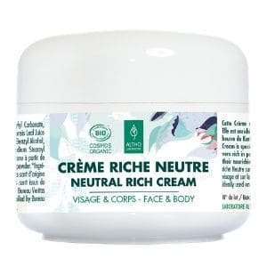 Lab Altho Neutral rich cream ORGANIC Face and body 200ml.