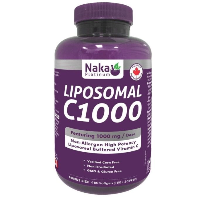 naka vitamine c 1000mg liposomal 180 caps.