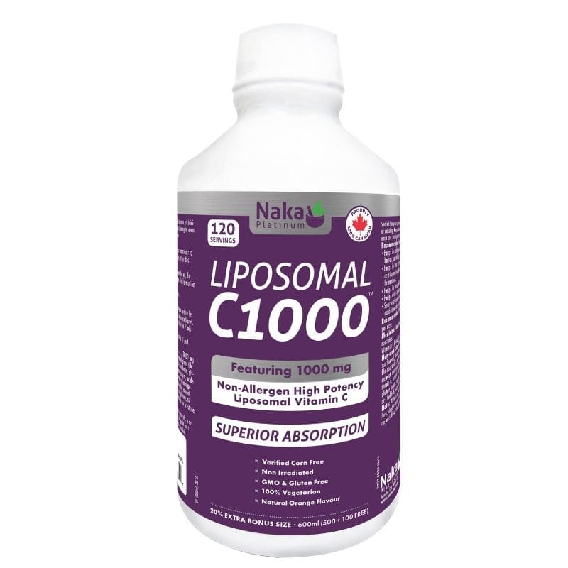 Naka vitamine c liposomal 600ml. 1000mg